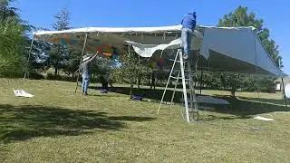 Carpa de 10x10 metros para fiesta mexicana