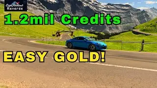 Gran Turismo 7: Eiger Nordwand REVERSE Circuit Experience | EASY GOLD Guide (4k 60FPS)