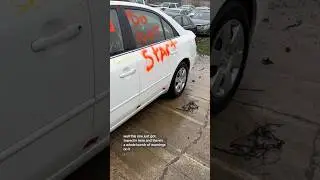 Biohazard Police Evidence Hyundai #hyundaisonata #policeevidence #biohazard #junkyard #autopartscity