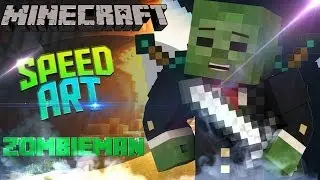 Minecraft SpeedArt - TehZombieMan