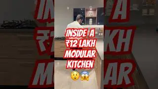 You Won&rsquo;t Believe This Modular Kitchen Costs ₹12 Lakh! 😲😱