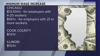 Minimum wage increase goes into effect in Illinois