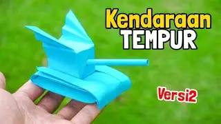 Оригами Фэнтези Танк с Крыльями Легко и Просто - Версия 2
