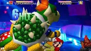MUGEN SSB Mario (Me) and Super Mario 64 revival survival run (return of CAB1802)