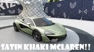 RECREATING SEEN THROUGH GLASS'S SATIN KHAKI MCLAREN 540C!! | Forza Horizon 3 Gameplay