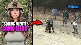 MUJER SOLDADO DE TIKTOK FALLA UNA SIMPLE CAMINATA MILITAR ...