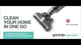 Gorenje &middot; Cordless vacuum cleaner G&middot;Force Free SVC252GFA Red Dot 2020 winner_short version