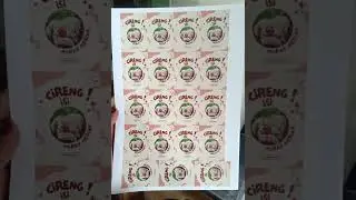 stiker custom. #desaingrafis #percetakan #stiker #stikerlabel #stikercustom