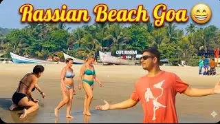Russian Beach 😱 (Arambol Beach) | Sirf Foreigners hi Foreigners | Goa Vlog