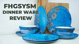 FHGSYSM Bone China Tableware Set Review | Best Bone China Tableware Set Hands-On Review