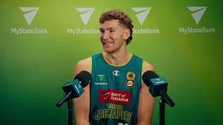 Scam awareness edition | MyState Bank Half Court Press with Tasmania JackJumpers