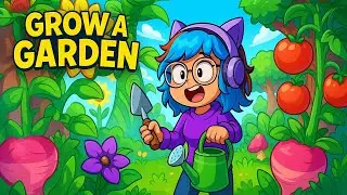 DO NADA MINHAS PLANTAS FICARAM ENORMES! 🌱😂 | Grow a Garden | Roblox
