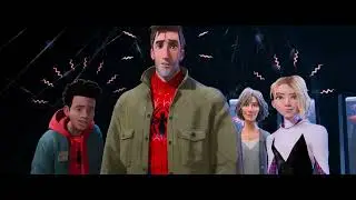 Spider-Noir, Sp//dr, Spider-Ham Origin Story Sequence from Into the Spiderverse