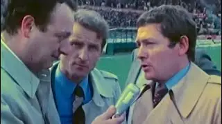 Beppe Viola intervista Gigi Radice e Giovanni Trapattoni dopo il derby dell&rsquo;aprile 1978, calcio￼
