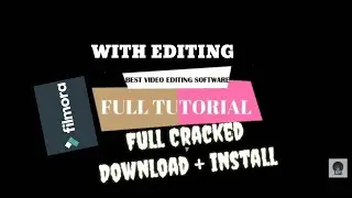 BEST FREE SOFTWARE FOR VIDEO EDITING IN PC || FILMORA COMPLETE TUTORIAL IN ONE VIDEO || TSkull