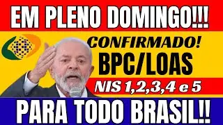 INSS e BPC/LOAS: LIBERADO GERAL JANEIRO NIS 1,2,3,4,5,6,7,8,9 e 0 - PARA TODO BRASIL