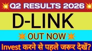 D'Link Q2 Results 🔴 D'Link Share Latest News 🔴 D'Link Share 🔴 D'Link Share News 🔴 DLink Share Price