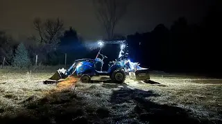 Ls Mt122 with Nilite 22&rdquo; led light bar and work lights.