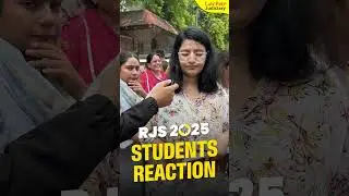 RJS Prelims 2025 Student Reaction #shorts