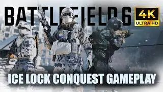 Pure Desperation On ICE LOCK CONQUEST... | Battlefield 6 Winter Offensive 4K