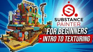 Substance Painter Tutorial for Beginners - Intro to Basic Texturing