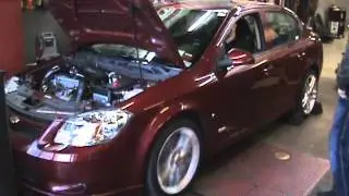 09 COBALT SS TC SEDAN SLEEPER ON THE DYNO LNF