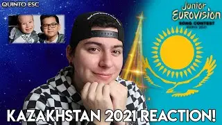 Alinur & Beknur - Ертегі әлемі (Fairy World) Reaction -Junior Eurovision 2021(Kazakhstan)-Quinto ESC