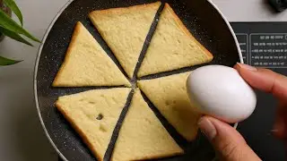 Healthy Egg Bread Pizza | Quick Sandwich-Style Recipe|Easy & Nutritious #cooking #egg #bread #food