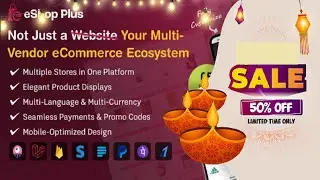 eShop Plus Multi Vendor eCommerce, Multi Module Website in Laravel