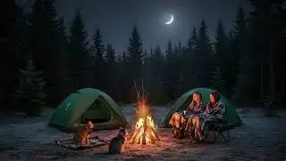 Up in the Mountains #2 Let's go Camping. Calm Relaxing music.
