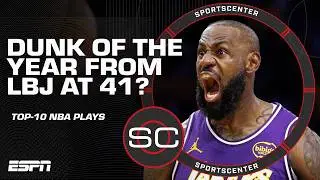 Was LeBron&rsquo;s dunk over Kornet the best play of the season to date?! | SportsCenter