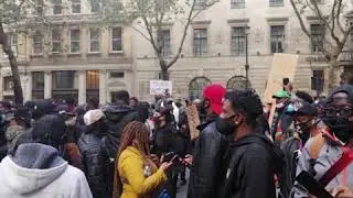 #EndSARS Protesters Storm Nigerian High Commission In London