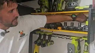 Review of Nacial Power Tool Organizer Wall Mount, 8 Drill Holder, Heavy Duty Metal Storage Shelf