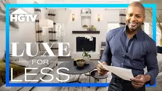 Ugly 90s Kitchen Given MODERN Renovation | Luxe for Less | HGTV