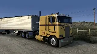 Peterbilt 362 (Cummins Powered Beast) | Timpte Super Hopper (Wheat Hauler) | ATS 1.46 Gameplay