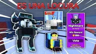 🔥NUEVO MECH CAMERA MAN EN RETURN TOILET TOWER DEFENSE 😮🚽🔥 | Roblox Return To Toilet Tower Defense