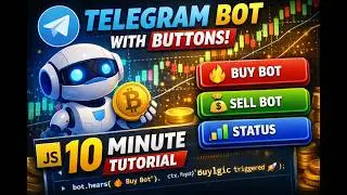 🚀 Build a Telegram Bot with Buttons using Telegraf js in just 10 minutes!