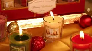 Lighthouse Candle - Scented Glass Candles Pack of 4 in Festive Gift Box