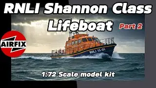 Building the Airfix RNLI Shannon Class Lifeboat – Part 2: Painting.