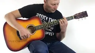 Гитарист виртуоз гитара Trembita Leotone L-07 SB