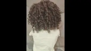 كيرلي بطريقة فينجر كويلينج // How to finger coil Carly hair