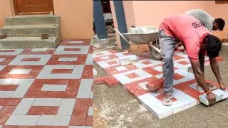 amazing! mable crack box model interlock! new model design paving!