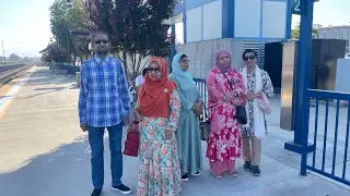 Metro train ride to Capistrano beach and picnic with friends August 10, 2025