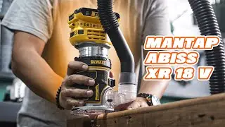 Dari Segi Desain nya udah Gahar | Dewalt DCW600N Cordless Compact Router
