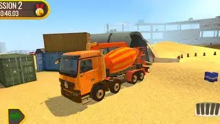 Construction Site Truck Driver - Truck Parking Android Gameplay