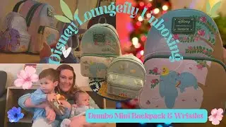 Disney Loungefly Unboxing ✨Dumbo Mini Backpack & Wristlet✨