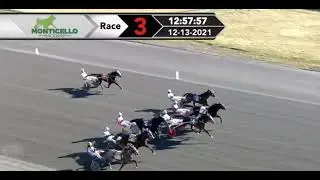 Monticello Raceway - Harness Races 2 & 3 Monday December 13, 2021