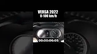 Nissan Versa 2022 (0-100km/h)