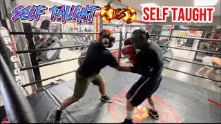 Self-Taught Boxers Go Head-To-Head | NOVICE SPARRING COMMENTARY