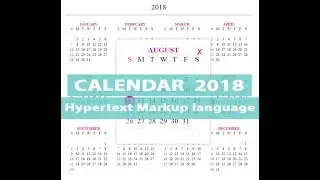 HTML Code For Calendar